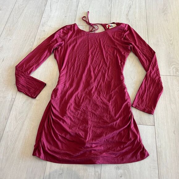 FREE PEOPLE BEACH Chic Yeah Dress Romper - Rumba Red - Large - Picture 1 of 9